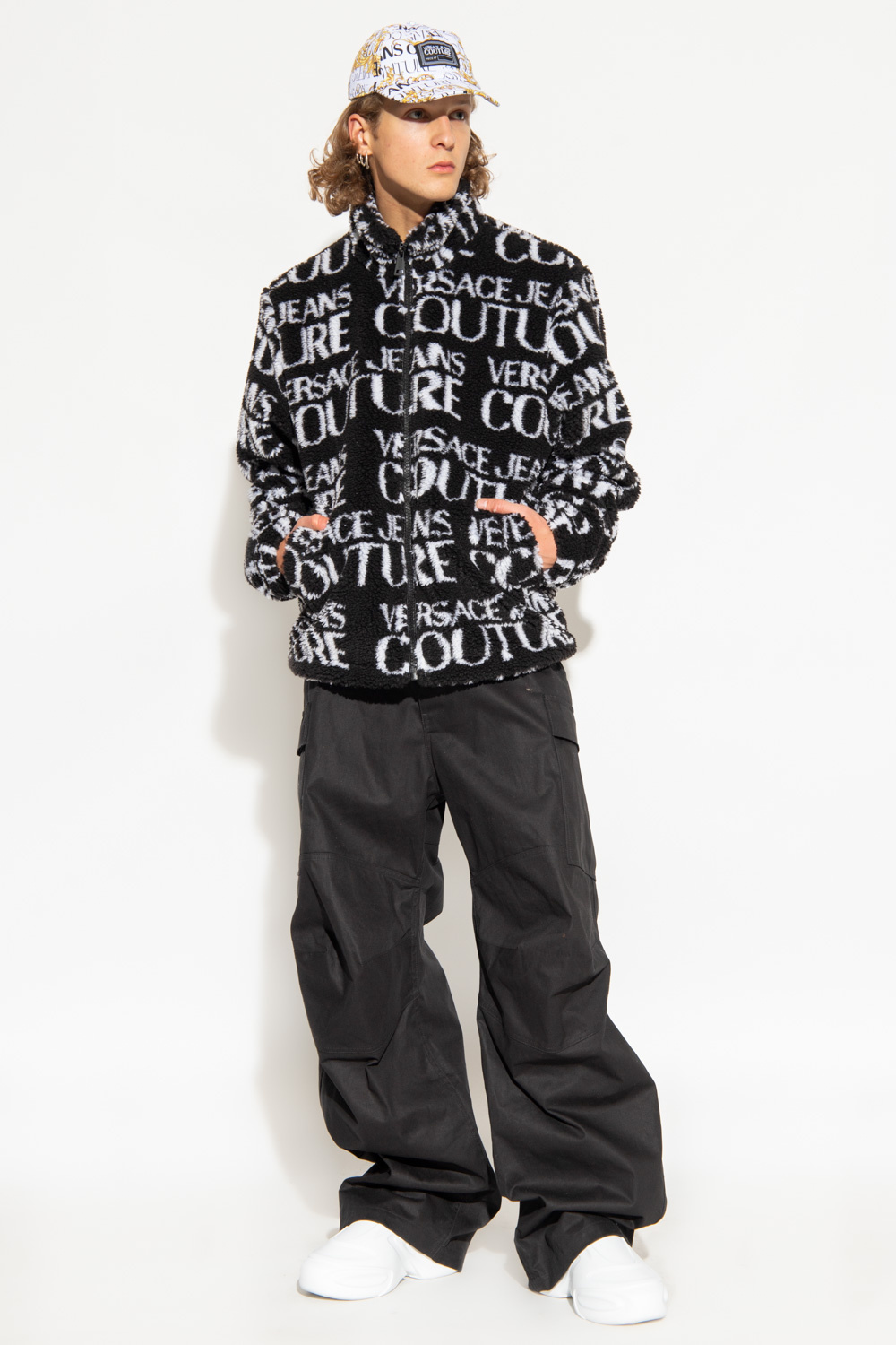 Fur jacket Versace Jeans Couture - SchaferandweinerShops HK
